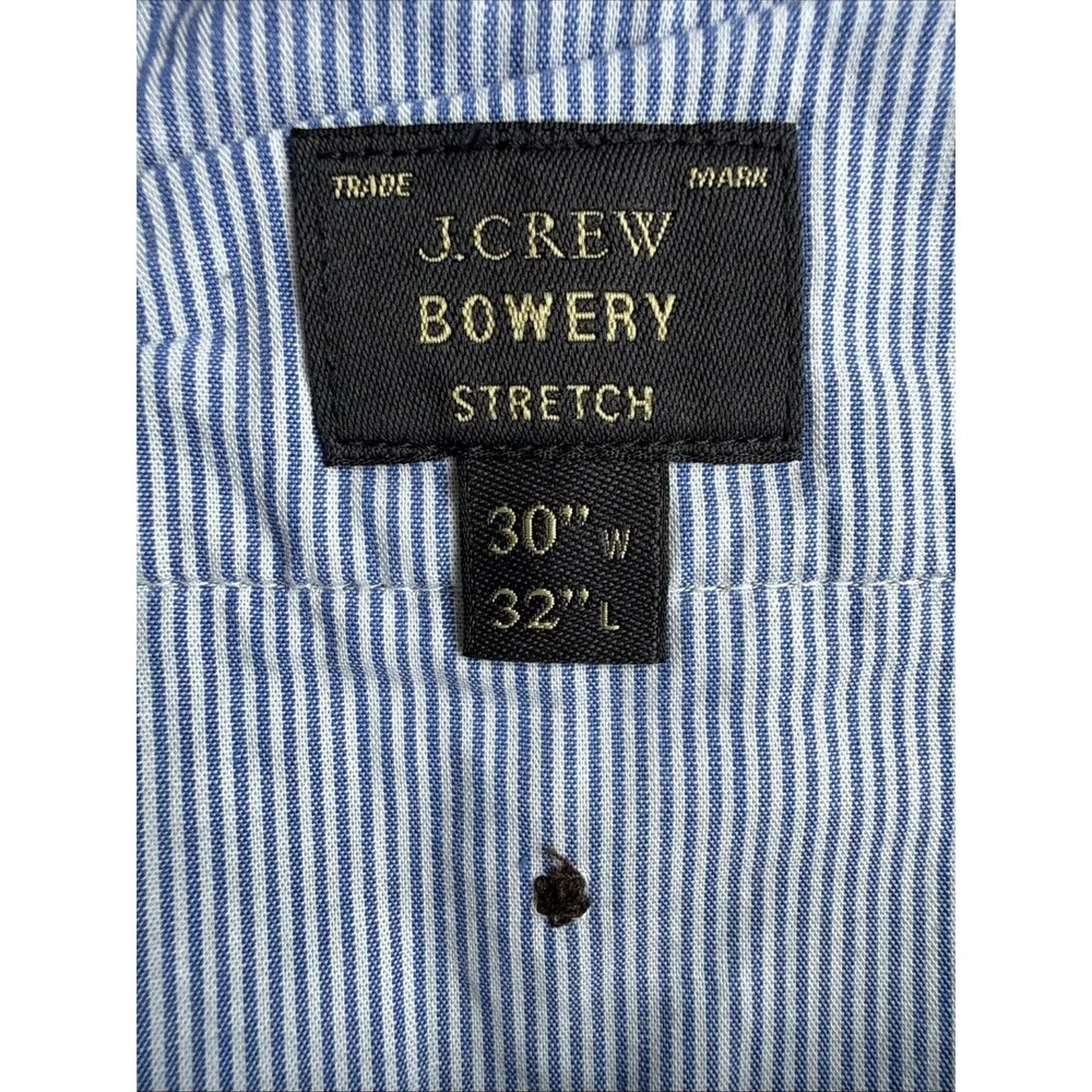 NWT J.Crew Bowery Slim Dress Pants Mens 30x32 Beige Stretch Khaki Chino Trousers